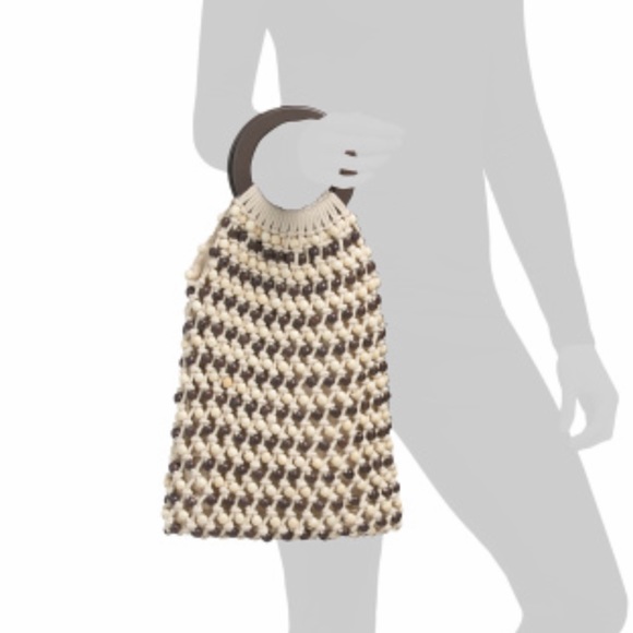 C&C California Handbags - Beaded Macrame Clutch